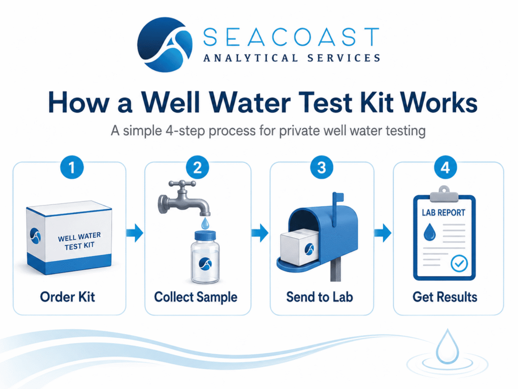 How a well water test kit works