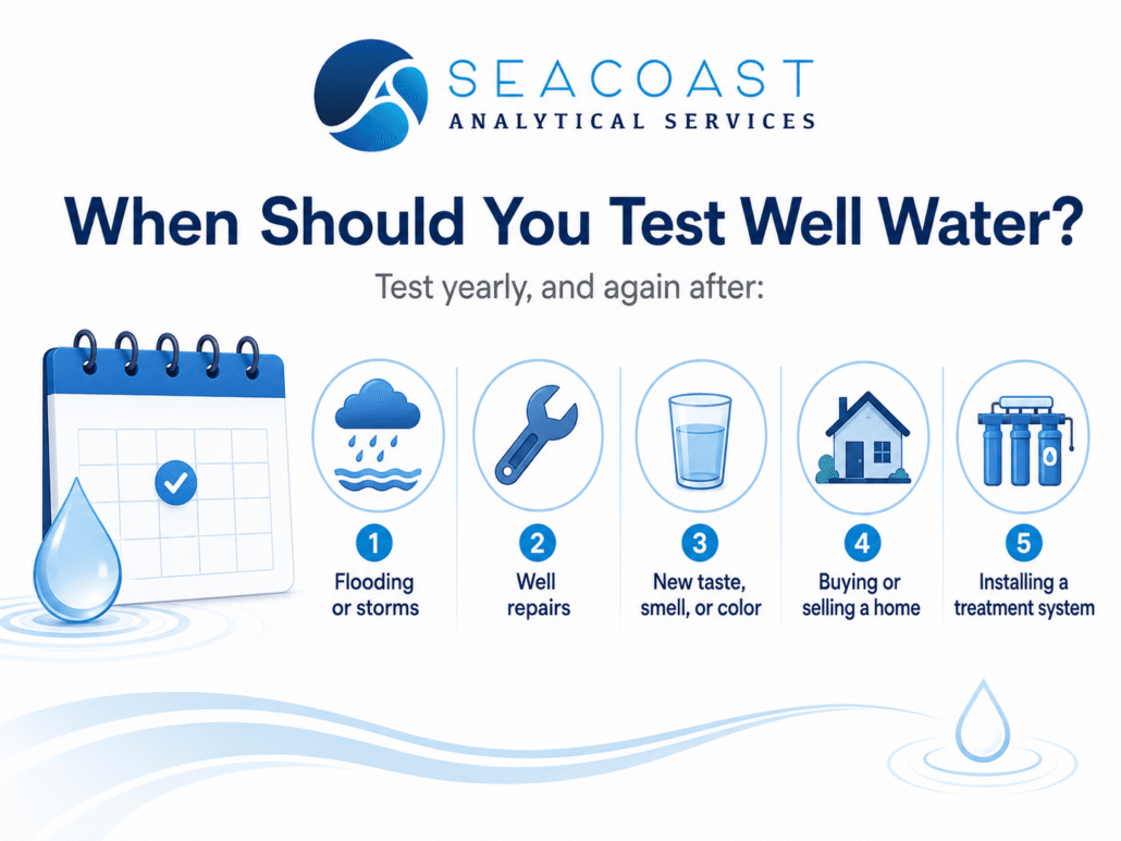 When should you test well water